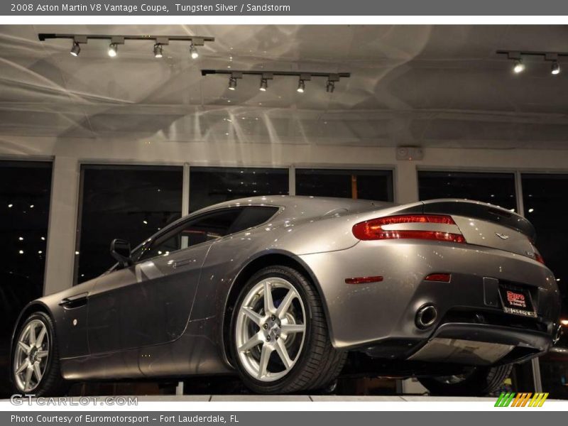 Tungsten Silver / Sandstorm 2008 Aston Martin V8 Vantage Coupe