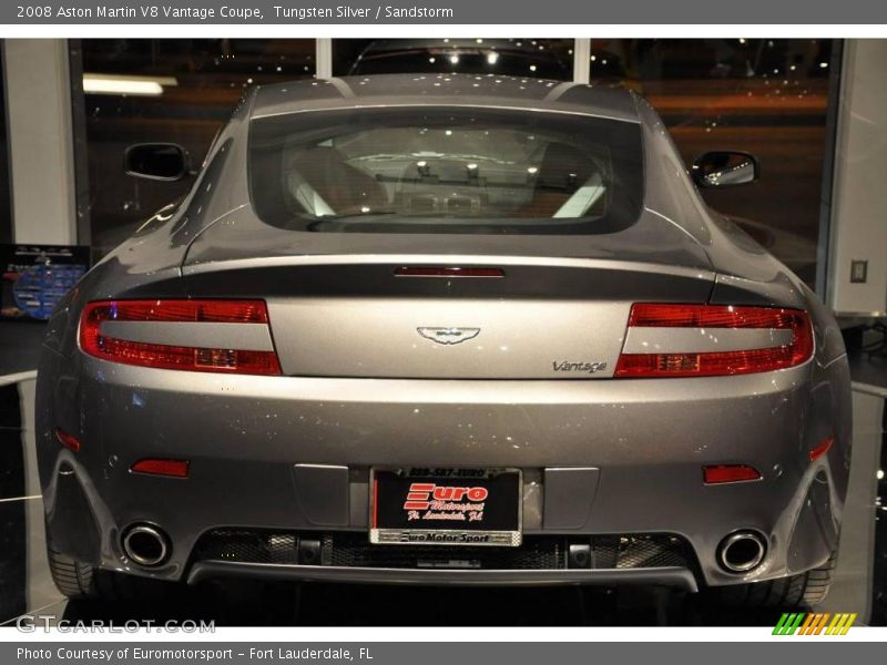 Tungsten Silver / Sandstorm 2008 Aston Martin V8 Vantage Coupe