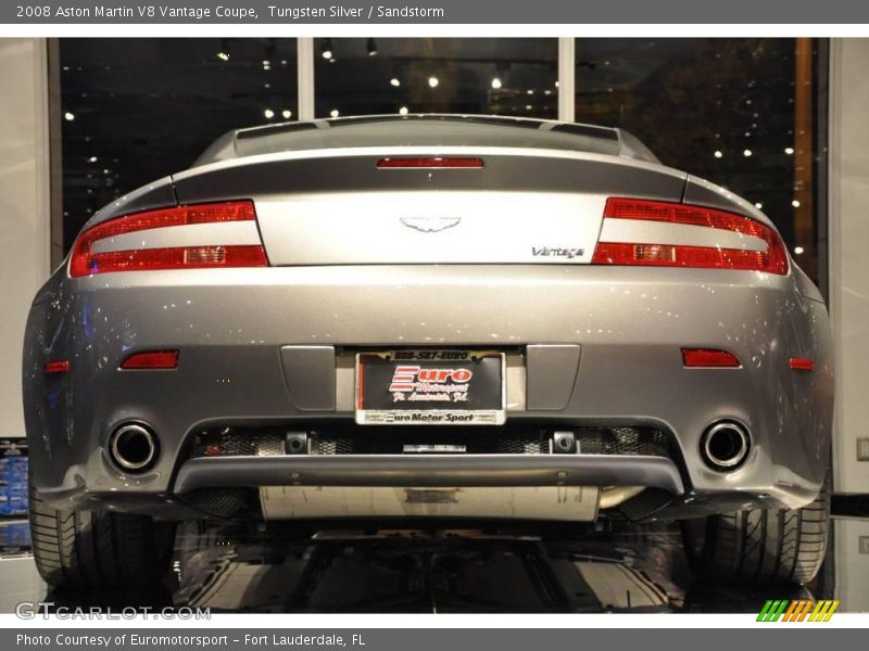 Tungsten Silver / Sandstorm 2008 Aston Martin V8 Vantage Coupe