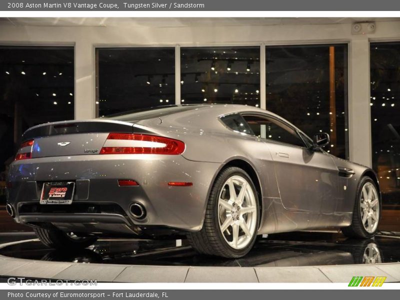 Tungsten Silver / Sandstorm 2008 Aston Martin V8 Vantage Coupe