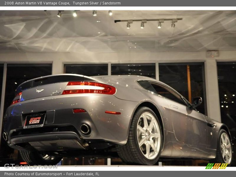Tungsten Silver / Sandstorm 2008 Aston Martin V8 Vantage Coupe