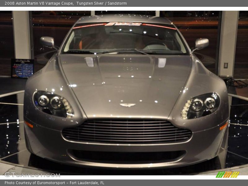 Tungsten Silver / Sandstorm 2008 Aston Martin V8 Vantage Coupe