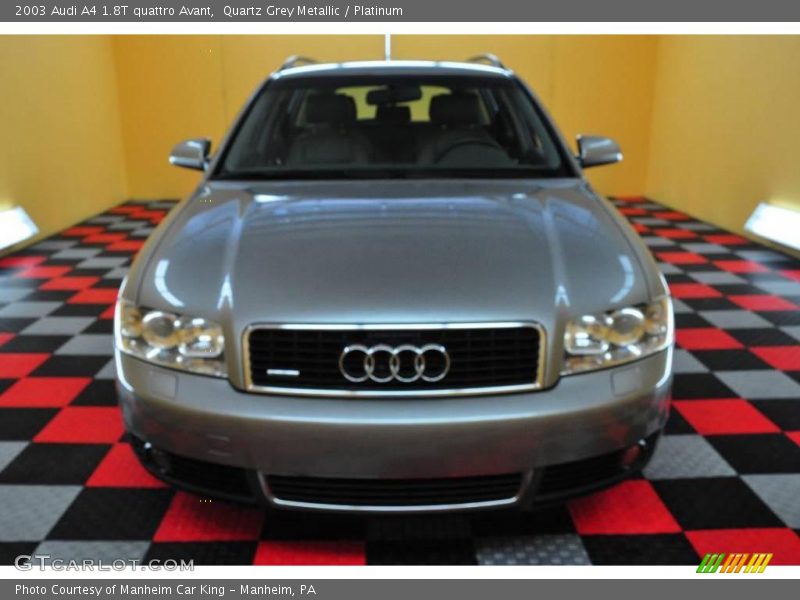 Quartz Grey Metallic / Platinum 2003 Audi A4 1.8T quattro Avant