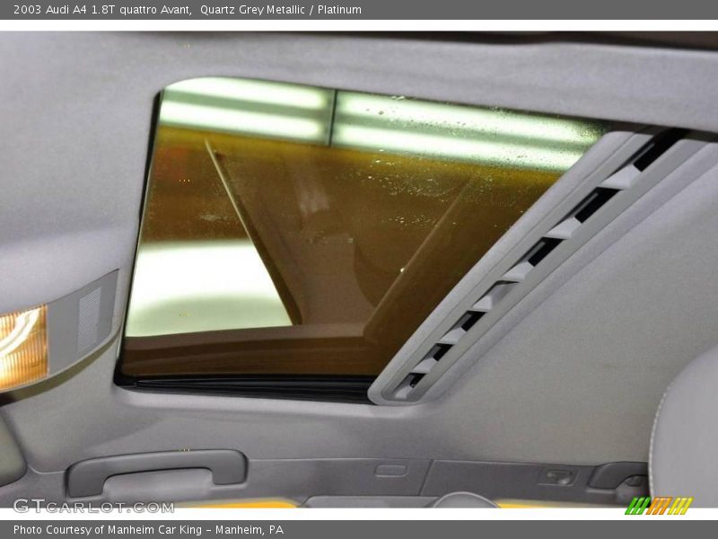 Quartz Grey Metallic / Platinum 2003 Audi A4 1.8T quattro Avant