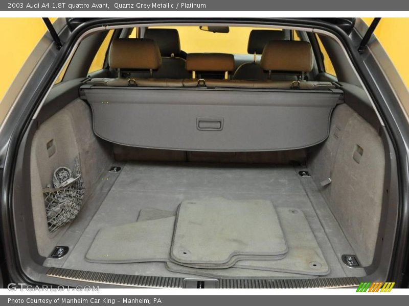 Quartz Grey Metallic / Platinum 2003 Audi A4 1.8T quattro Avant