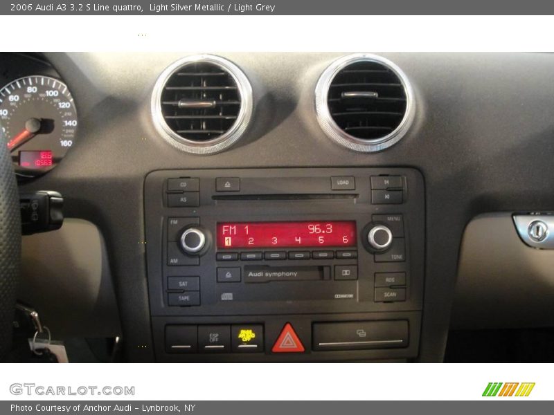 Light Silver Metallic / Light Grey 2006 Audi A3 3.2 S Line quattro