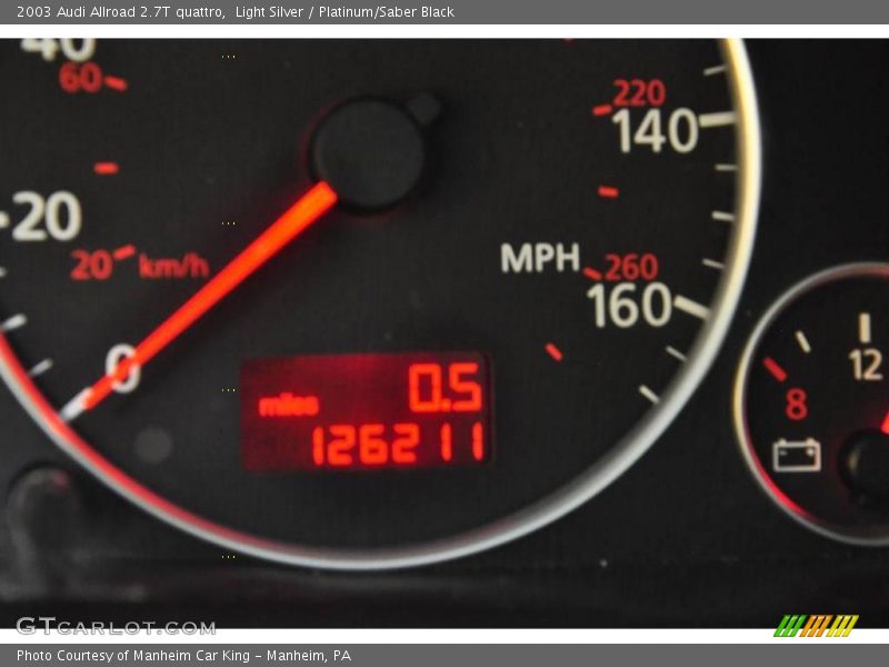 Light Silver / Platinum/Saber Black 2003 Audi Allroad 2.7T quattro