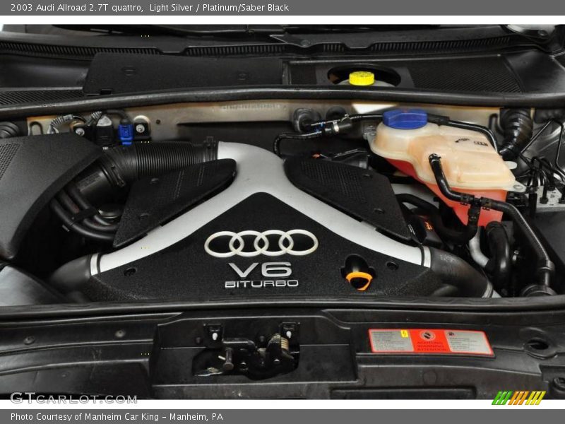 Light Silver / Platinum/Saber Black 2003 Audi Allroad 2.7T quattro