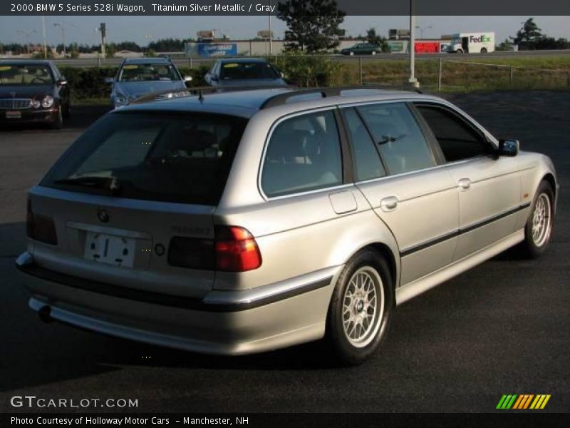 Titanium Silver Metallic / Gray 2000 BMW 5 Series 528i Wagon
