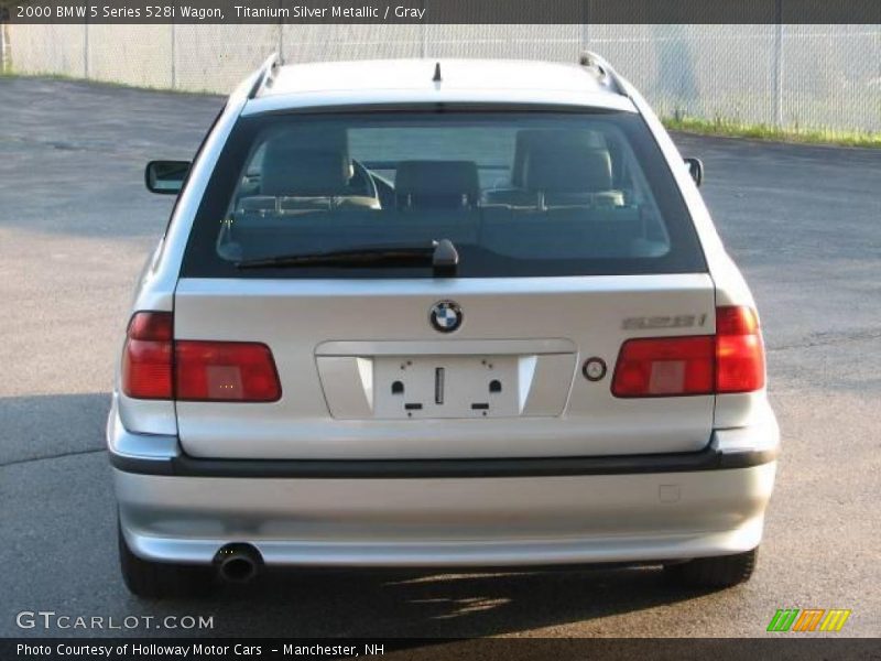 Titanium Silver Metallic / Gray 2000 BMW 5 Series 528i Wagon