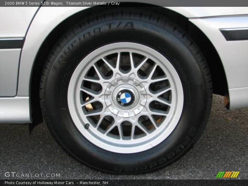 Titanium Silver Metallic / Gray 2000 BMW 5 Series 528i Wagon