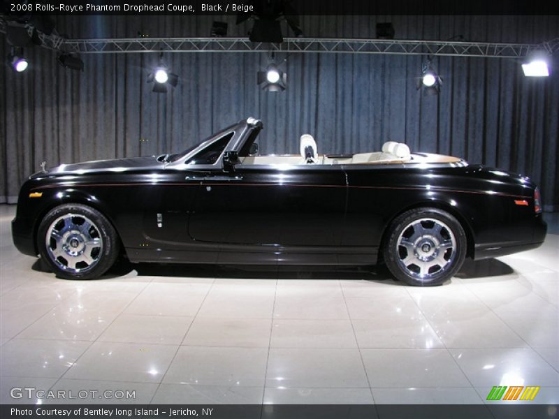 Black / Beige 2008 Rolls-Royce Phantom Drophead Coupe