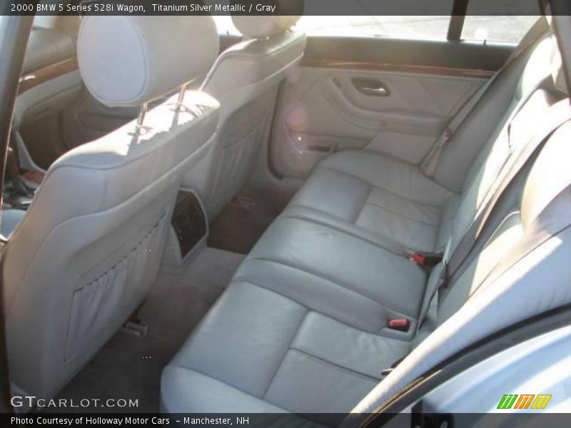 Titanium Silver Metallic / Gray 2000 BMW 5 Series 528i Wagon