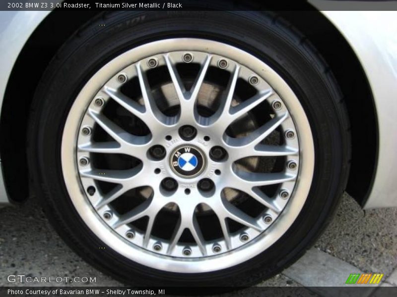 Titanium Silver Metallic / Black 2002 BMW Z3 3.0i Roadster