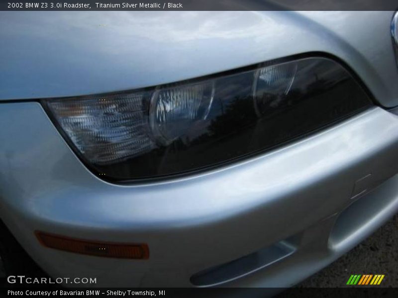 Titanium Silver Metallic / Black 2002 BMW Z3 3.0i Roadster