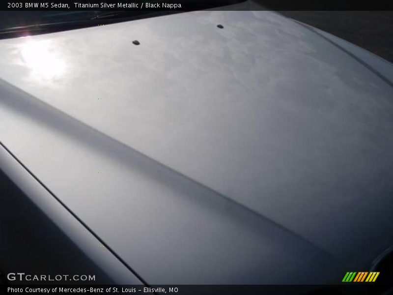 Titanium Silver Metallic / Black Nappa 2003 BMW M5 Sedan