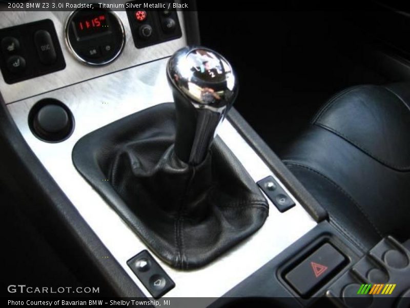 Titanium Silver Metallic / Black 2002 BMW Z3 3.0i Roadster