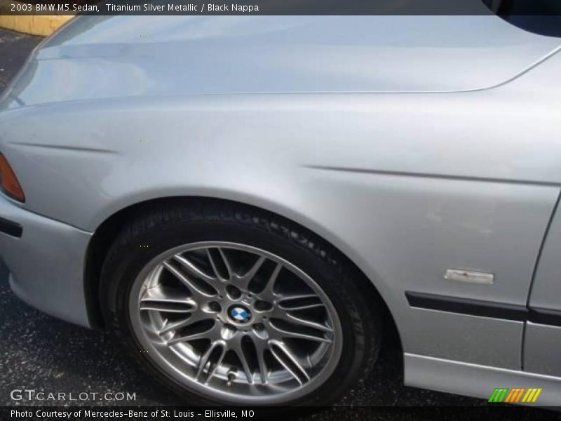 Titanium Silver Metallic / Black Nappa 2003 BMW M5 Sedan