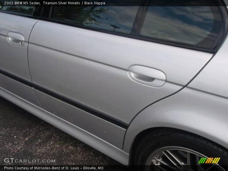Titanium Silver Metallic / Black Nappa 2003 BMW M5 Sedan
