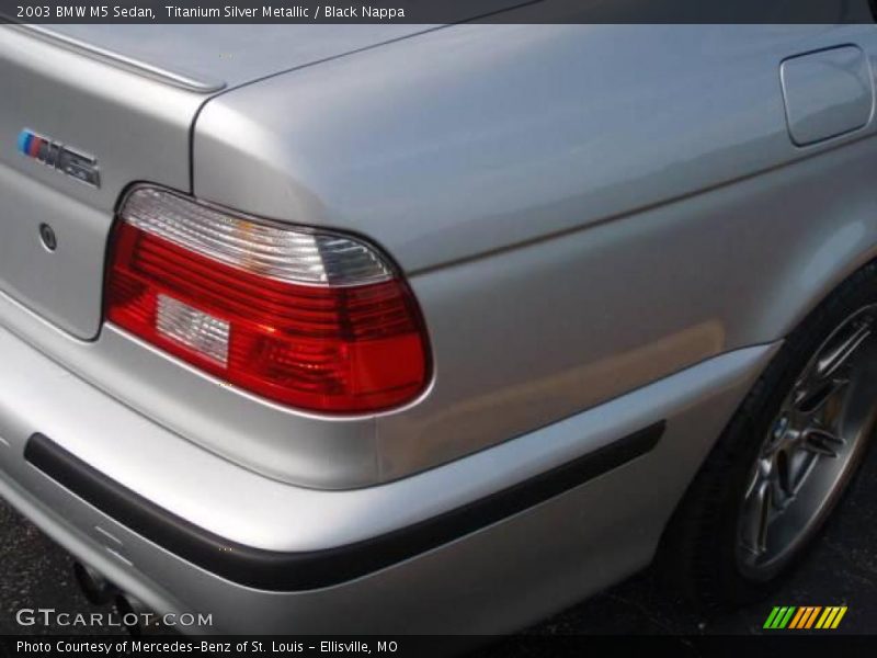 Titanium Silver Metallic / Black Nappa 2003 BMW M5 Sedan