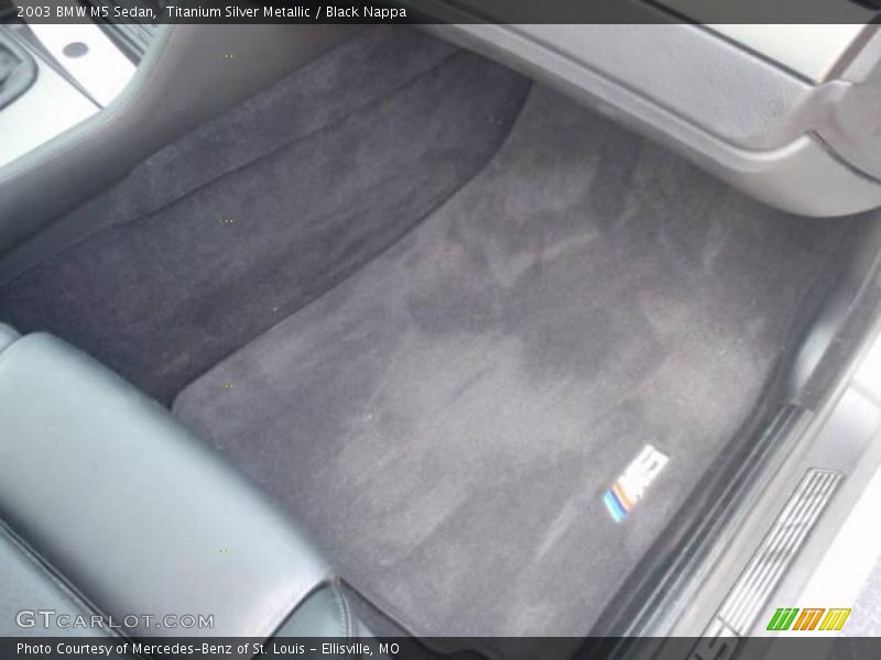 Titanium Silver Metallic / Black Nappa 2003 BMW M5 Sedan