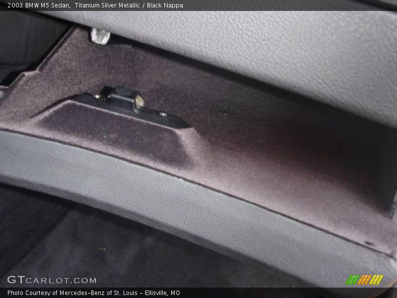 Titanium Silver Metallic / Black Nappa 2003 BMW M5 Sedan