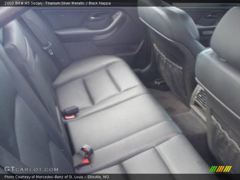 Titanium Silver Metallic / Black Nappa 2003 BMW M5 Sedan