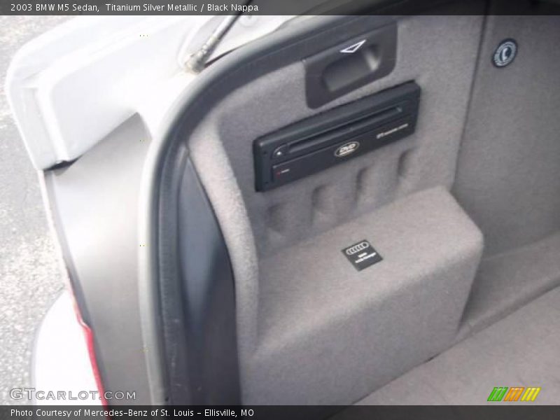 Titanium Silver Metallic / Black Nappa 2003 BMW M5 Sedan