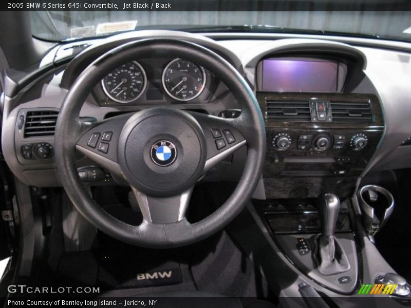 Jet Black / Black 2005 BMW 6 Series 645i Convertible