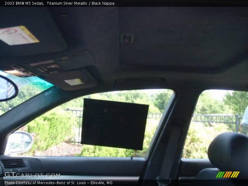 Titanium Silver Metallic / Black Nappa 2003 BMW M5 Sedan