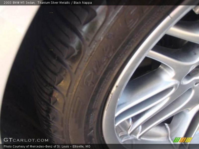 Titanium Silver Metallic / Black Nappa 2003 BMW M5 Sedan