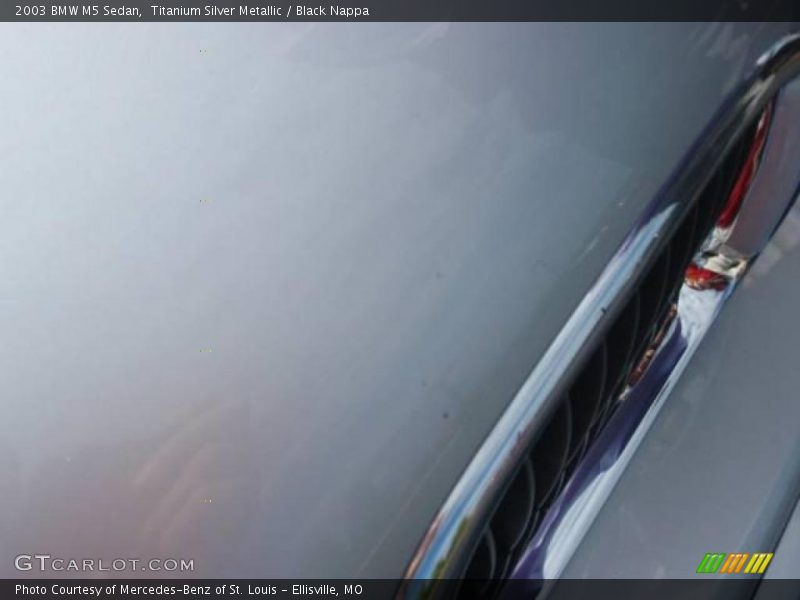 Titanium Silver Metallic / Black Nappa 2003 BMW M5 Sedan