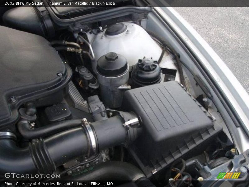 Titanium Silver Metallic / Black Nappa 2003 BMW M5 Sedan