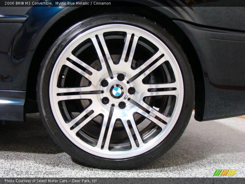 Mystic Blue Metallic / Cinnamon 2006 BMW M3 Convertible