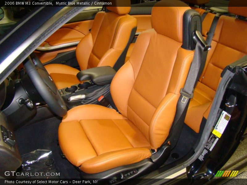 Mystic Blue Metallic / Cinnamon 2006 BMW M3 Convertible
