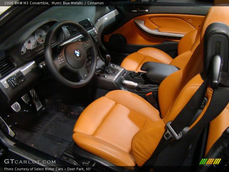 Mystic Blue Metallic / Cinnamon 2006 BMW M3 Convertible