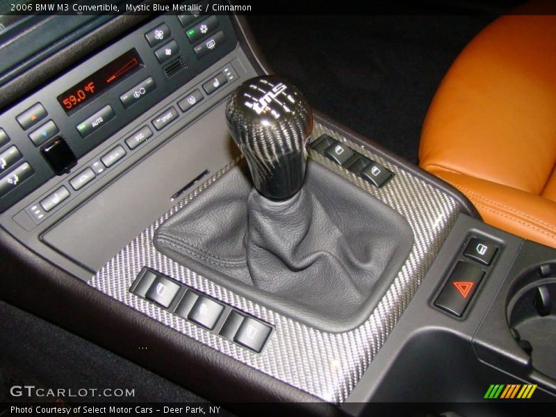 Mystic Blue Metallic / Cinnamon 2006 BMW M3 Convertible