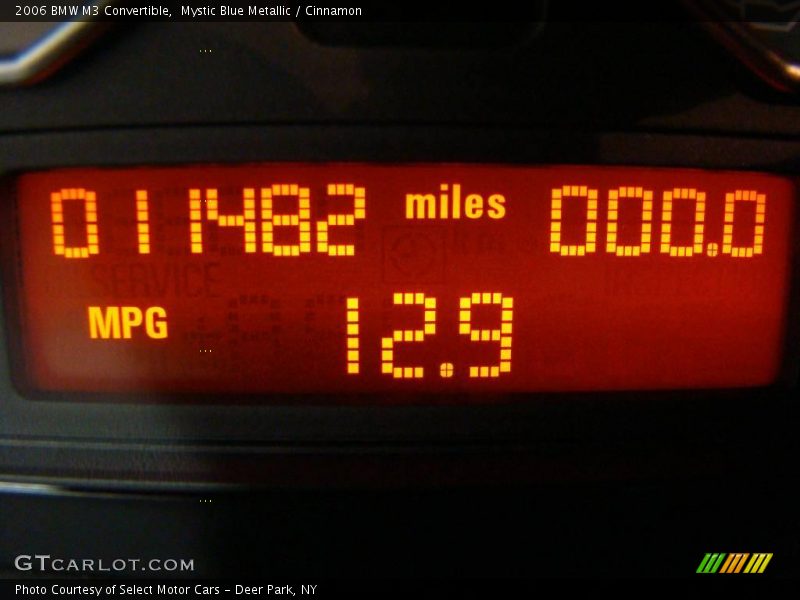 Mystic Blue Metallic / Cinnamon 2006 BMW M3 Convertible