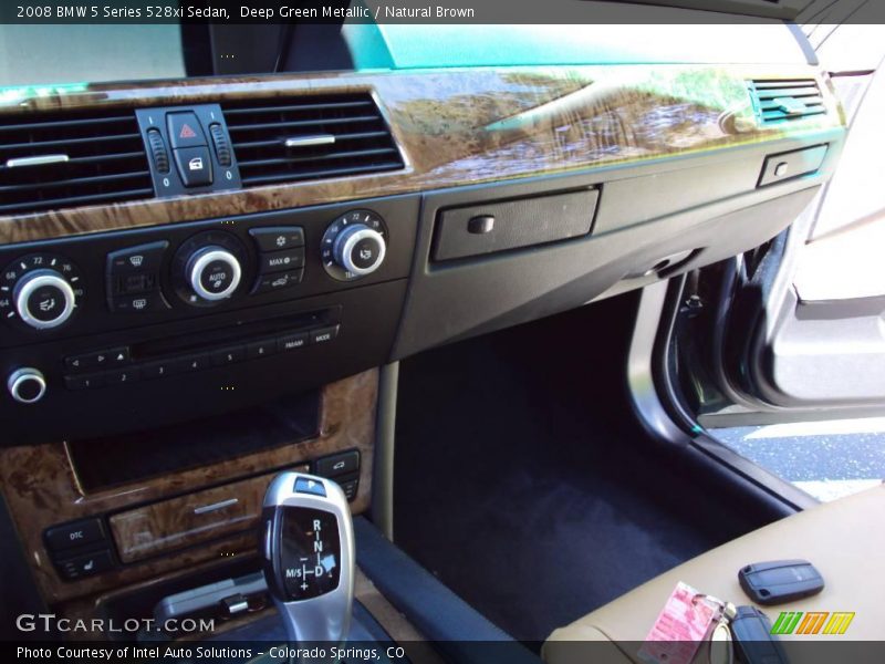 Deep Green Metallic / Natural Brown 2008 BMW 5 Series 528xi Sedan