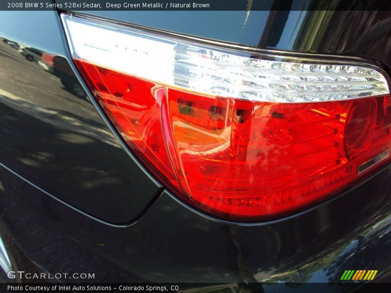 Deep Green Metallic / Natural Brown 2008 BMW 5 Series 528xi Sedan