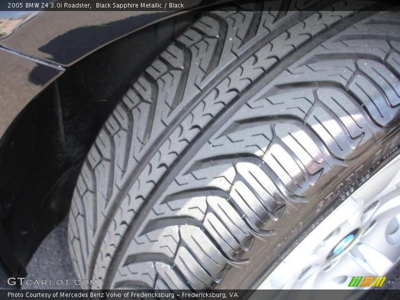 Black Sapphire Metallic / Black 2005 BMW Z4 3.0i Roadster