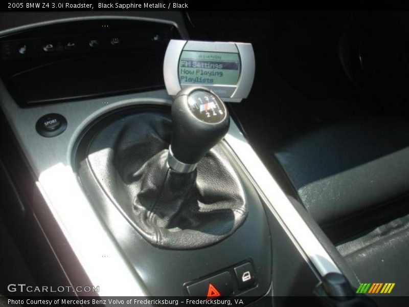 Black Sapphire Metallic / Black 2005 BMW Z4 3.0i Roadster