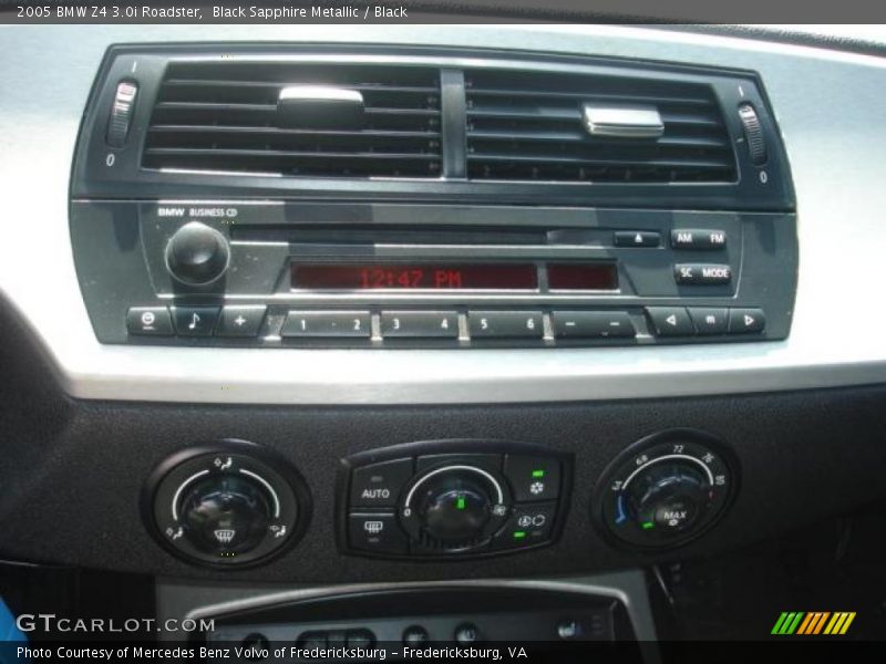 Black Sapphire Metallic / Black 2005 BMW Z4 3.0i Roadster