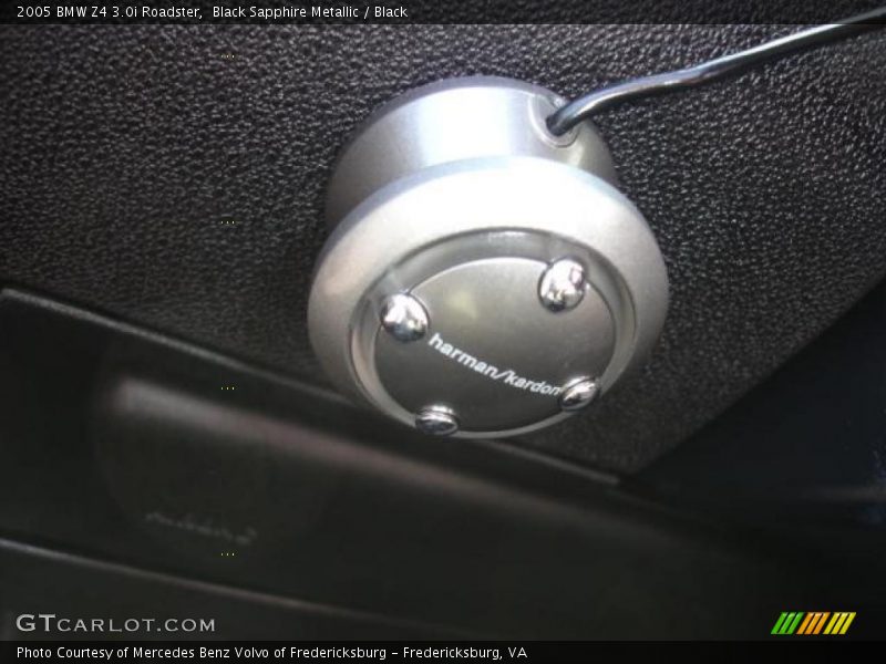 Black Sapphire Metallic / Black 2005 BMW Z4 3.0i Roadster