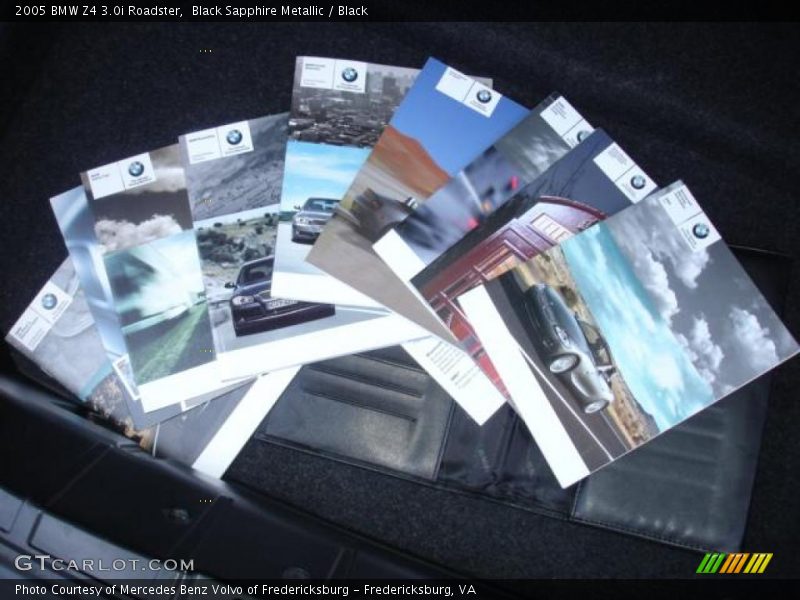 Black Sapphire Metallic / Black 2005 BMW Z4 3.0i Roadster