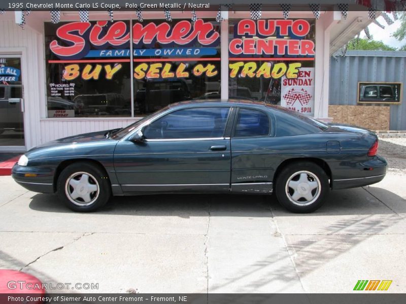 Polo Green Metallic / Neutral 1995 Chevrolet Monte Carlo LS Coupe