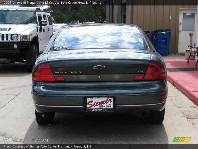 Polo Green Metallic / Neutral 1995 Chevrolet Monte Carlo LS Coupe