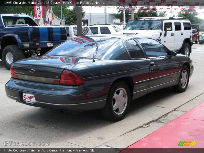 Polo Green Metallic / Neutral 1995 Chevrolet Monte Carlo LS Coupe