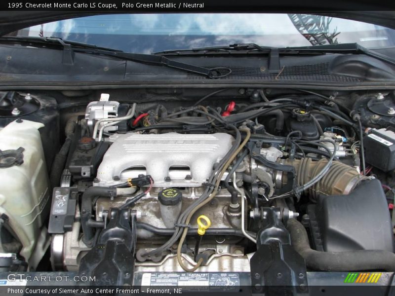 Polo Green Metallic / Neutral 1995 Chevrolet Monte Carlo LS Coupe