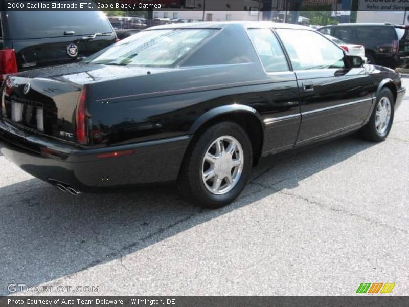 Sable Black / Oatmeal 2000 Cadillac Eldorado ETC
